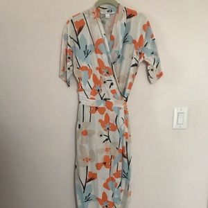 Diane Von Furstenberg Kimono Wrap Dress